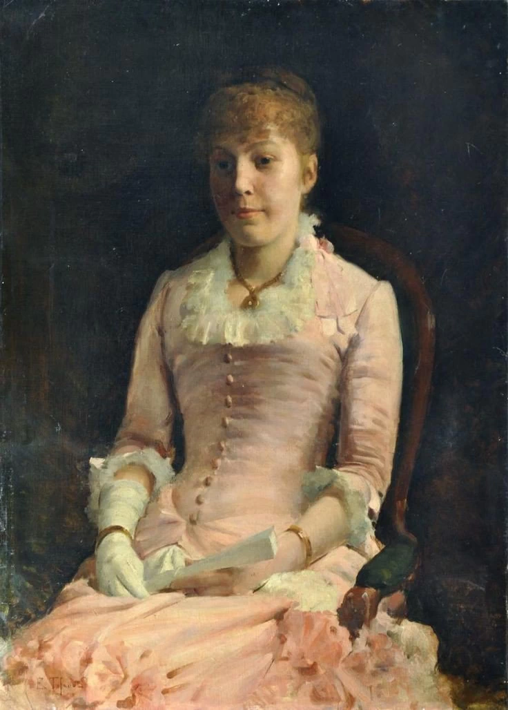 Edoardo Tofano-58-Ritratto di donna seduta